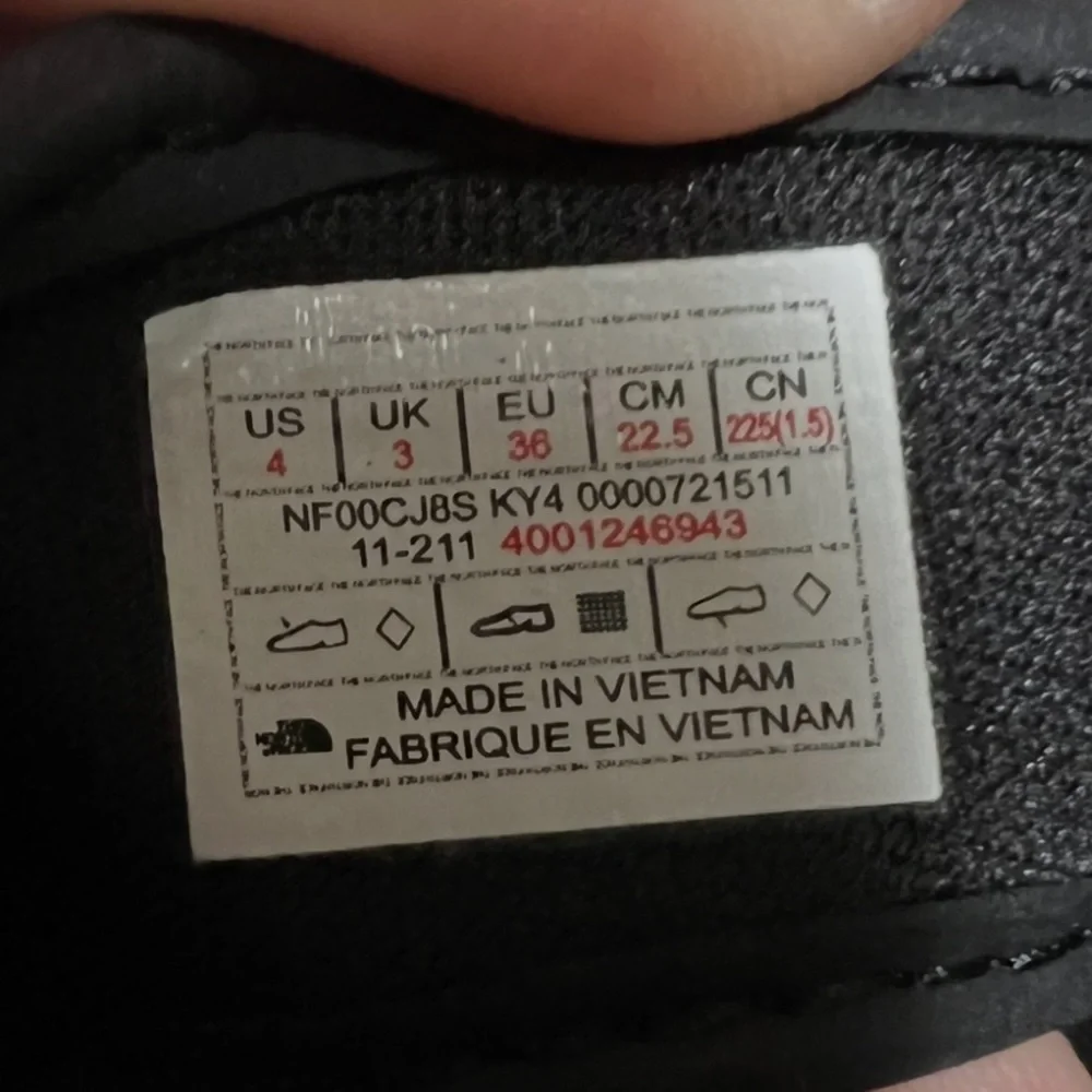 The North Face Kids Black Flip Flop Sandals